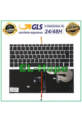 TASTIERA ITALIANA NOTEBOOK HP EliteBook 846 G5 G6 / ZBook 14u G5-G6 / L14377-061