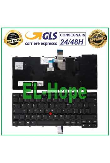 TASTIERA ITALIANA PER LENOVO THINKPAD L460 T440 T440P T440S T450 T450S T460 NERA