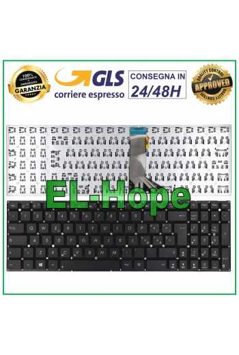 TASTIERA ITALIANA PER NOTEBOOK ASUS X551 X551C X551CA X551M X551MA X551MAV NERA